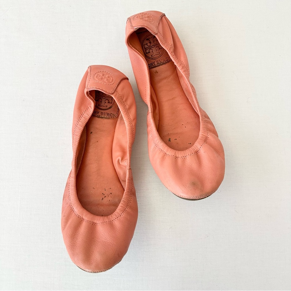 Authentic Tory Burch Leather Flats